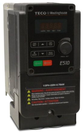 E510 IP20 cutout