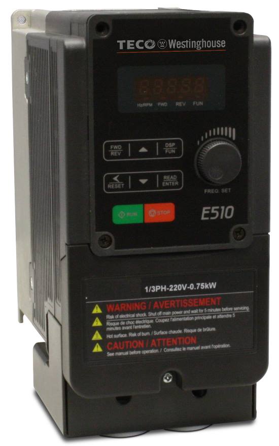 E510 IP20 cutout