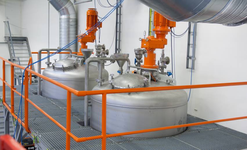 Modern chemical plant. Havy industry