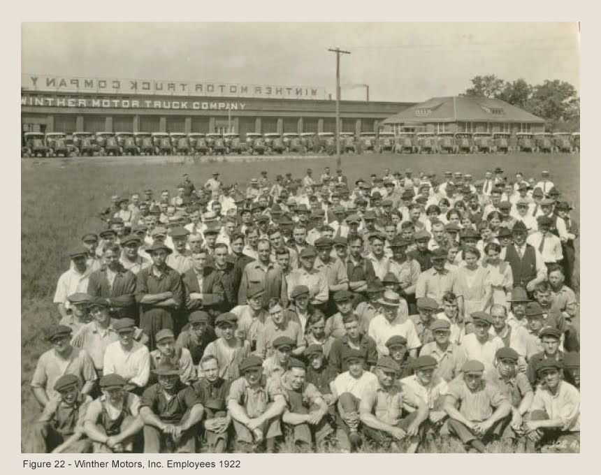 Winther Motors, Inc. employees 1922